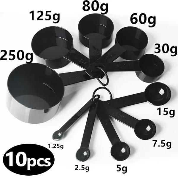 Measuring Cups And Spoons - Pack Of 10