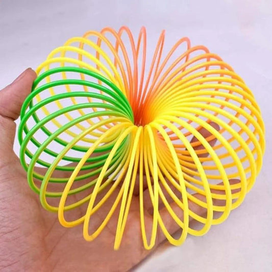 Plastic Magic Slinky Rainbow Spring Toy