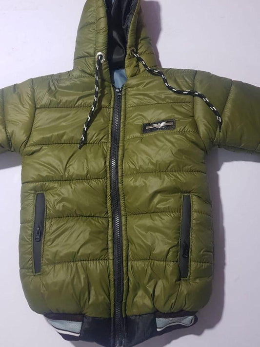 Stitched Polyester Quilted Plain Puffer Jacket