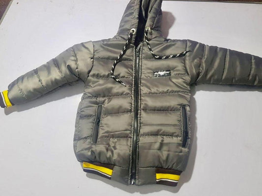 Stitched Polyester Quilted Plain Puffer Jacket