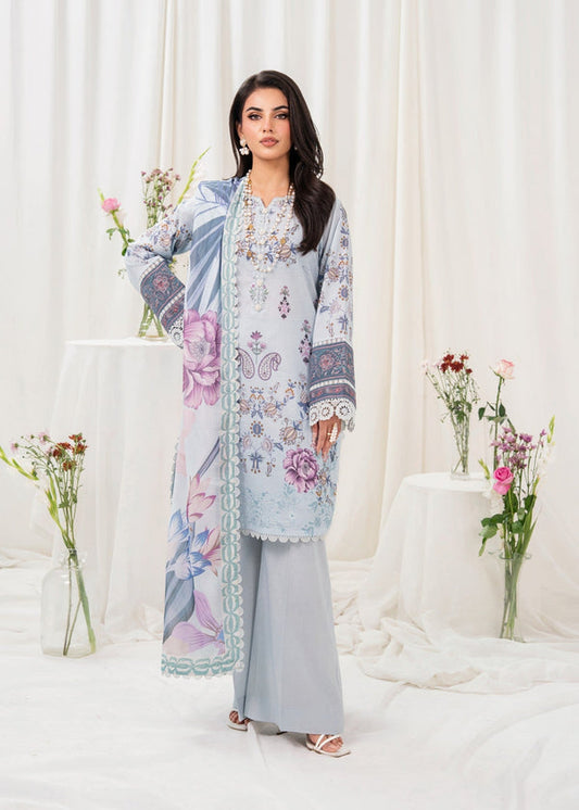 3 Piece Stitched Ladies Dress