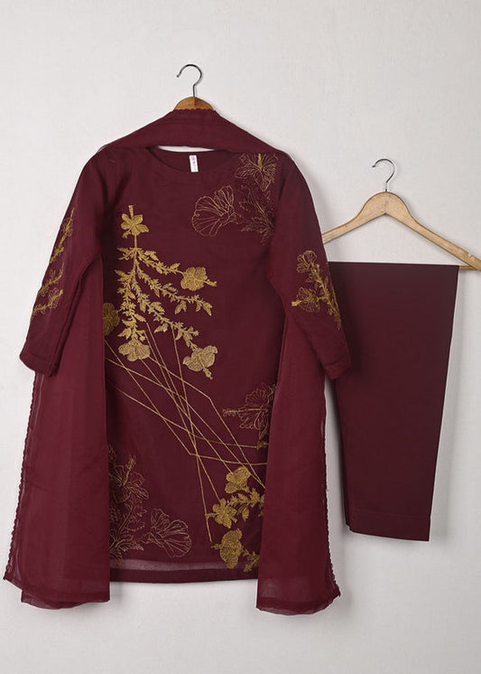 3 Piece Stitched Ladies Dress