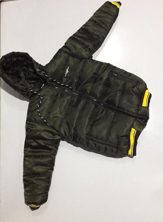 Stitched Polyester Puffer Jacket