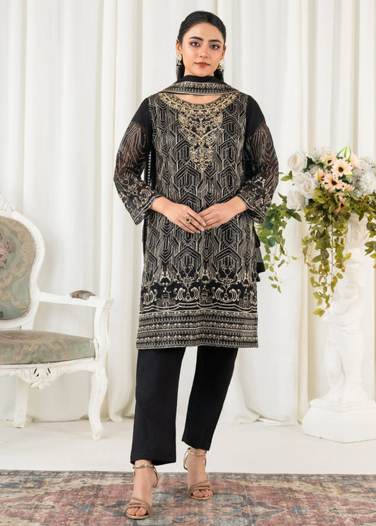 3 Piece Stitched Ladies Dress